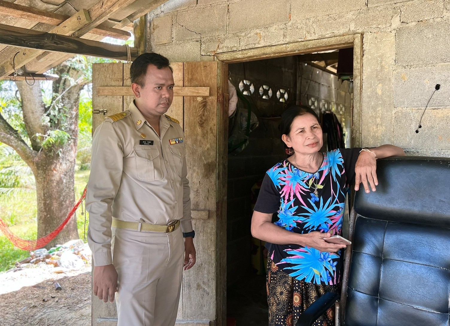 สำรวจบ้านเพื่ออนุมัติโครงการปรับปรุงสภาพแวดล้อม ที่อยู่อาศัยของผู้สูงอายุ ณ บ้านหมู่ที่ 3 และ หมู่ที่ 6 ตำบลป่าแก่บ่อหิน