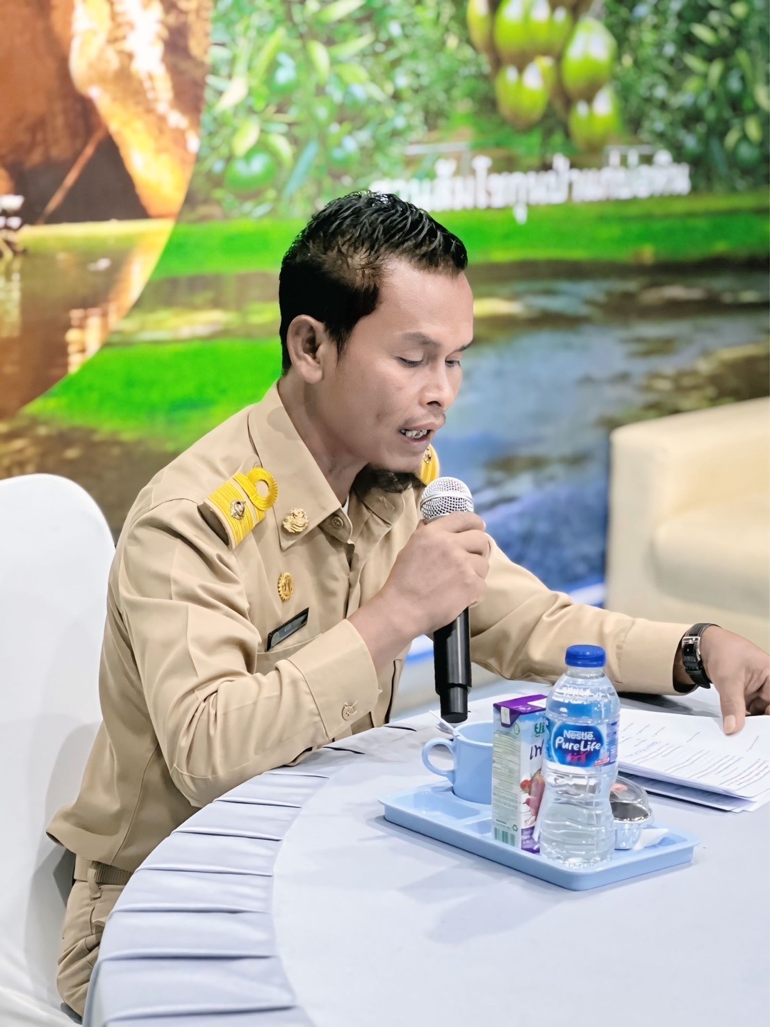 ประชุมสภาองค์การบริหารส่วนตำบลป่าแก่บ่อหิน สมัยสามัญ สมัยที่ 1 ประจำปี 2568