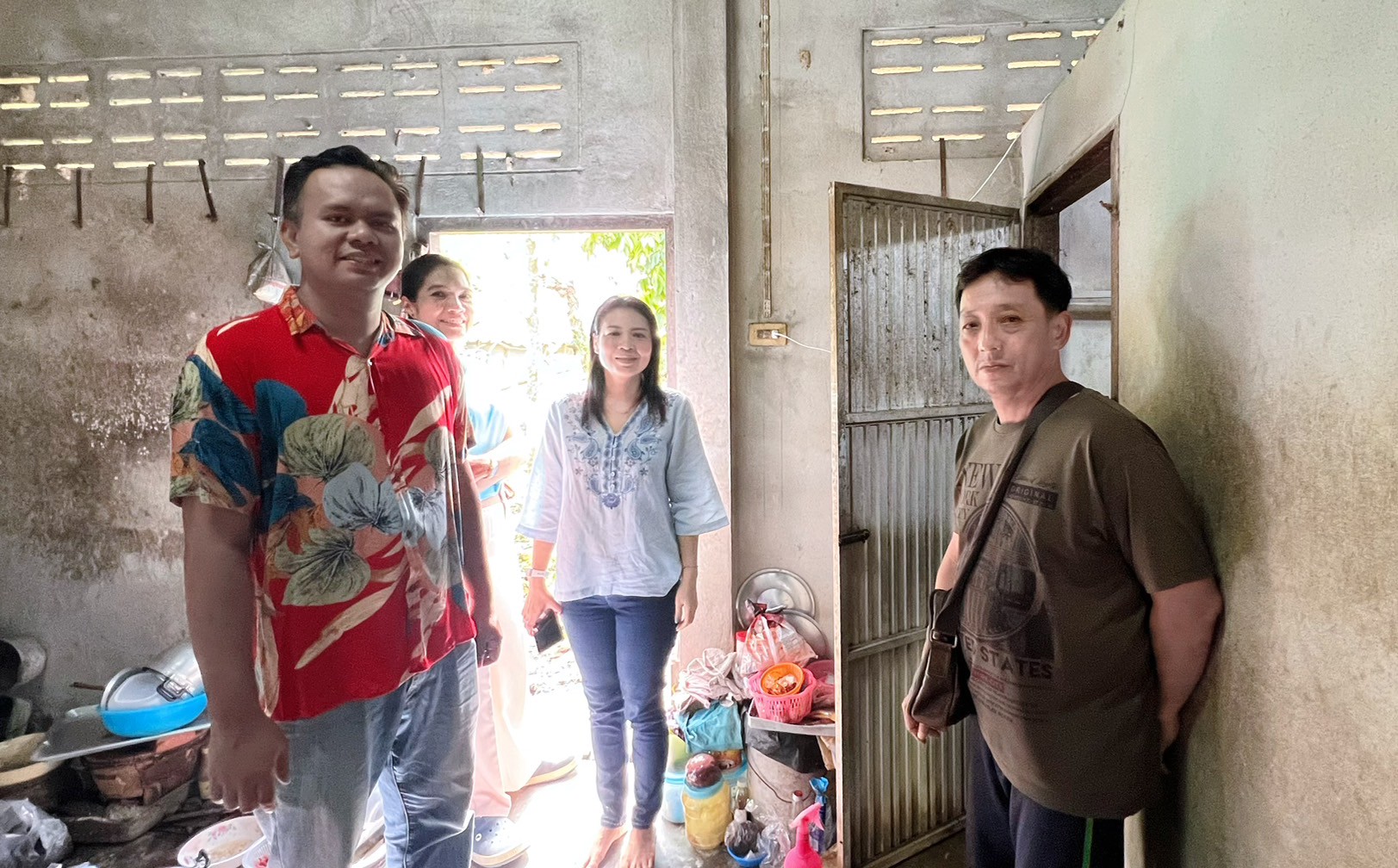 ลงพื้นที่สำรวจบ้านตามโครงการปรับสภาพแวดล้อม ที่อยู่อาศัย ของผู้สูงอายุ หมู่ที่ 5 ตำบลป่าแก่บ่อหิน