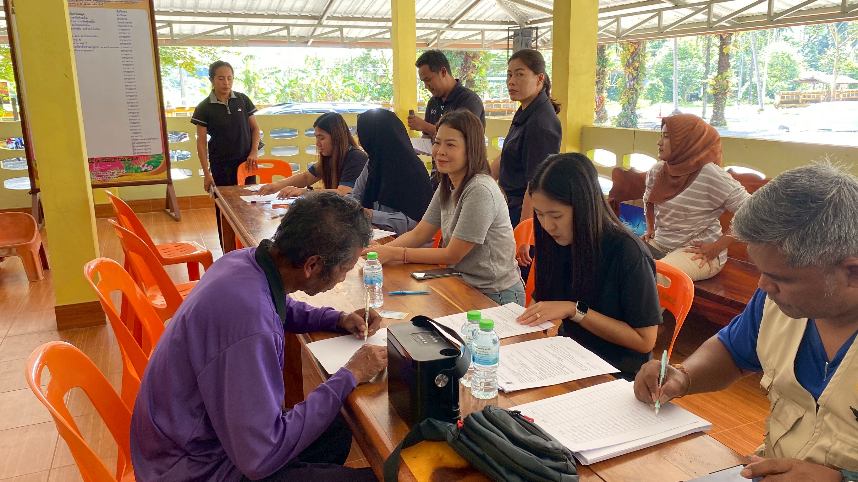 ประชุมประชาคมช่วยเหลือเยียวยาผู้ประสบอุทกภัย ประจำปี 2568