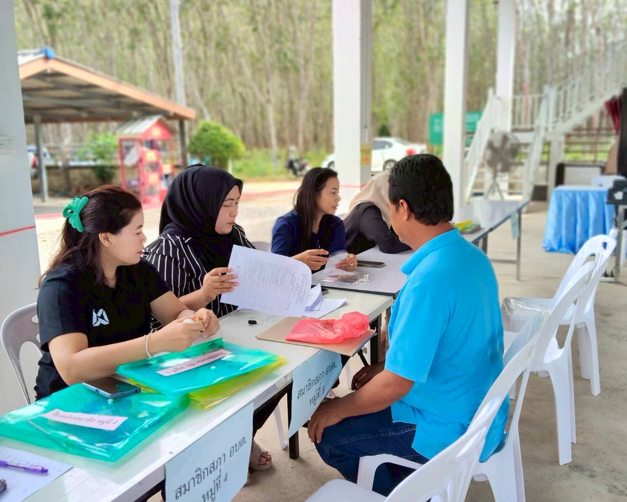 วันสุดท้ายของการรับสมัครเลือกตั้งสมาชิกสภาองค์การบริหารส่วนตำบลและนายกองค์การบริหารส่วนตำบลป่าแก่บ่อหิน อำเภอทุ่งหว้า จังหวัดสตูล