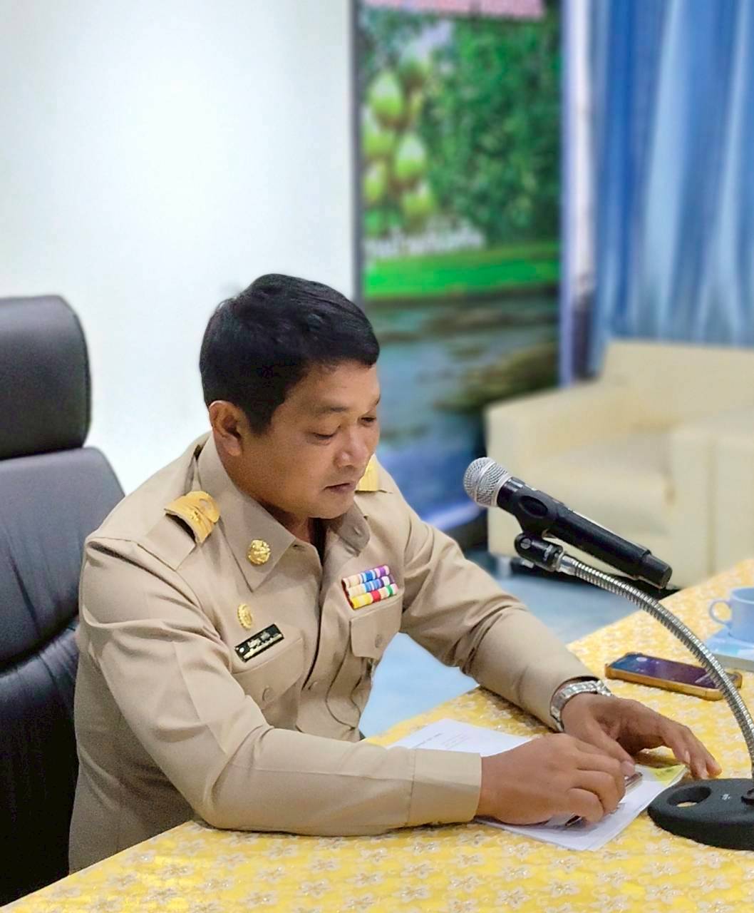 ประชุมหัวหน้าส่วนภายในองค์การบริหารส่วนตำบลป่าแก่บ่อหิน ประจำเดือน มีนาคม พ.ศ.2569