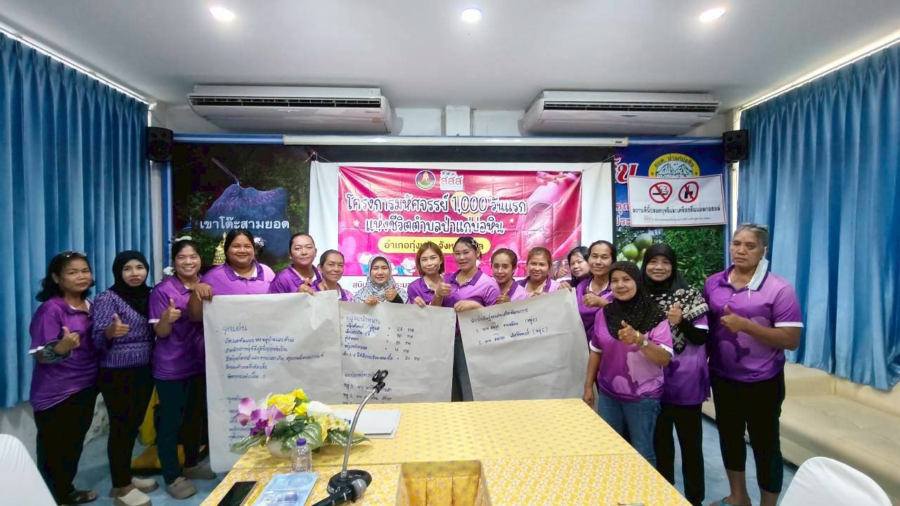 ประชุมคณะทำงานพัฒนาคุณภาพอนามัยแม่และเด็ก 1,000 วันแรกแห่งชีวิตตำบลป่าแก่บ่อหิน ภายใต้โครงการมหัศจรรย์ 1,000 วันแรกแห่งชีวิต ตำบลป่าแก่บ่อหิน
