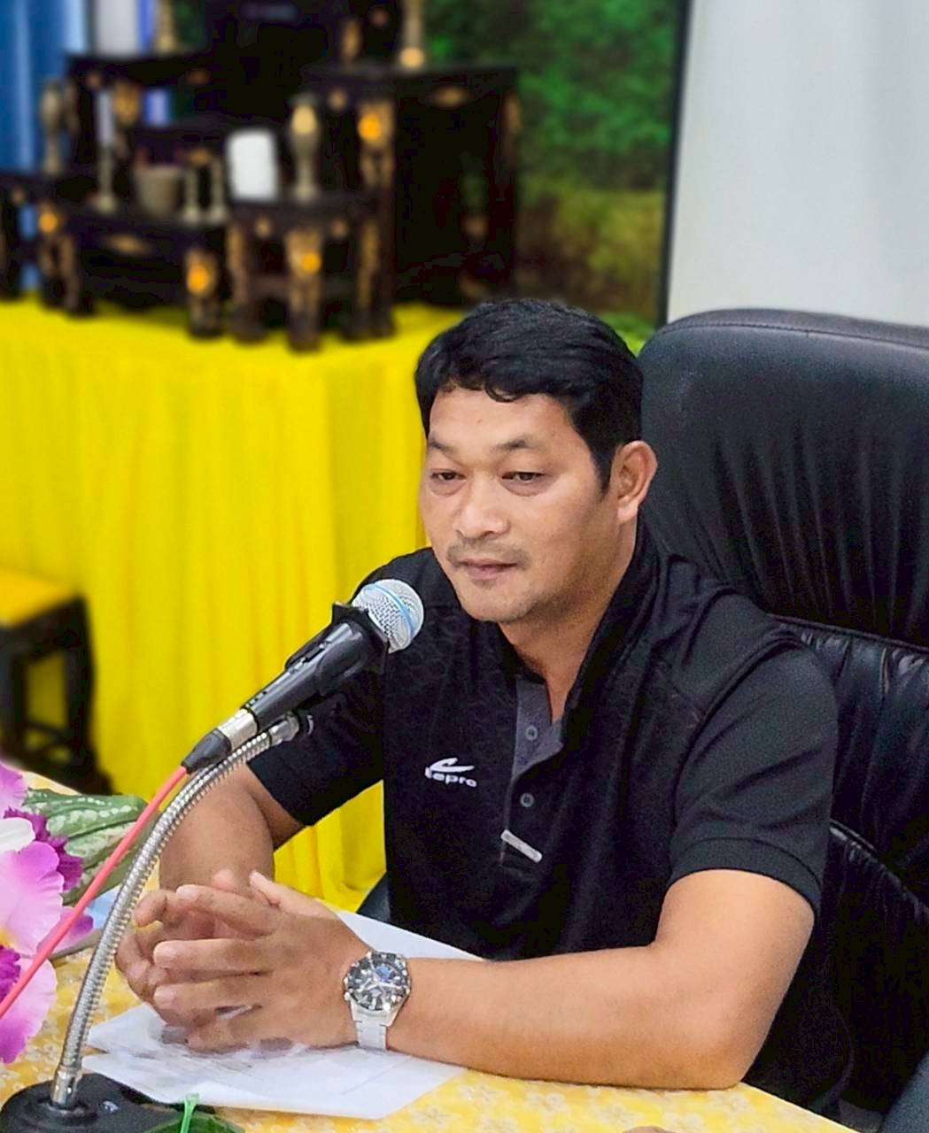 ประชุมแบ่งสายการแข่งขันกีฬาตามโครงการแข่งขันกีฬา อบต.ป่าแก่บ่อหินคัพ ต้านยาเสพติด ครั้งที่ 20 ประจำปี พ.ศ. 2569